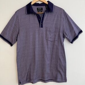 COTTON REEL Short Sleeve Polo Shirt Double Mercerized 100% Cotton Casual Office